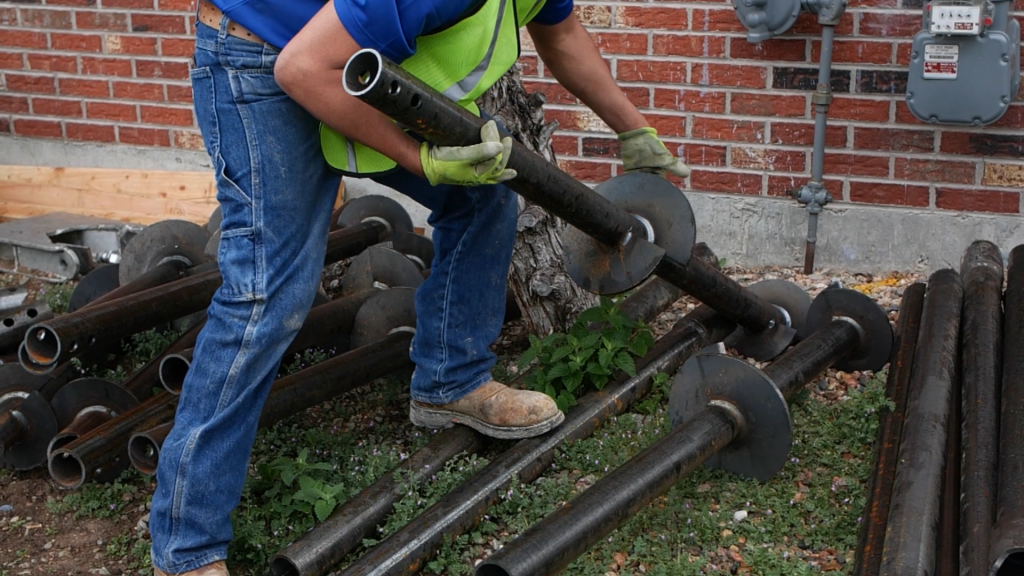 Helical Pier Installation (2)