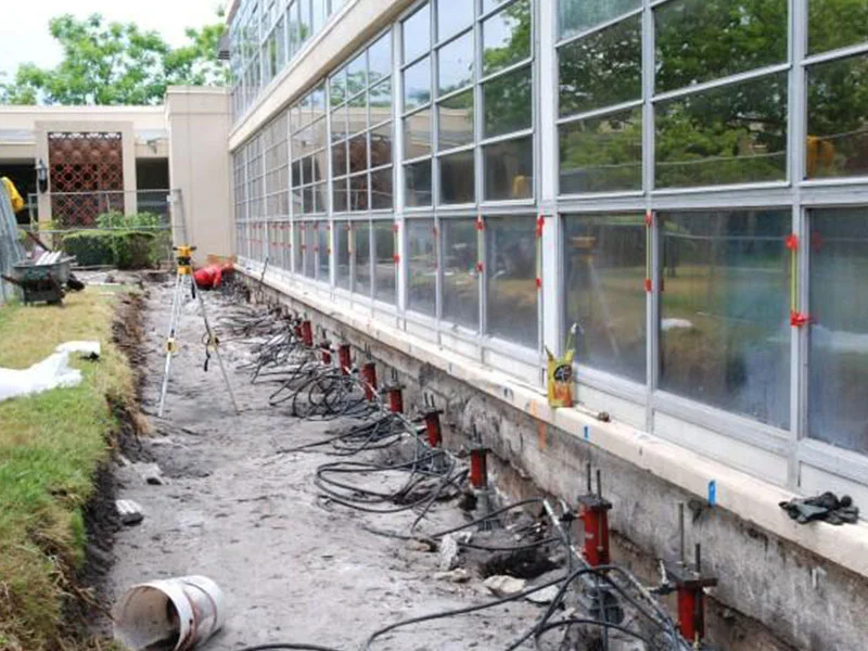 Steel Push Pier Installation (4)